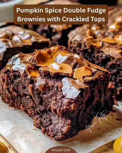 Healthy Peanut Butter Greek Yogurt Pumpkin Spice Double Fudge Brownies with Crackled Tops Ingredient...