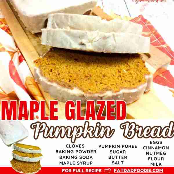 🧡 MAPLE GLAZED PUMPKIN BREAD This treat is like no other! You should make it! RECIPE IN THE COMMENTS