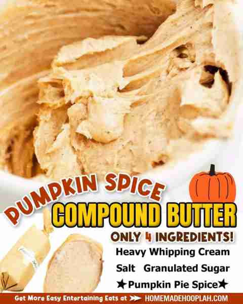 Pumpkin Spice Compound Butter! 🎃🧈 ⭐RECIPE IN COMMENTS⭐ tap photo to see 📷