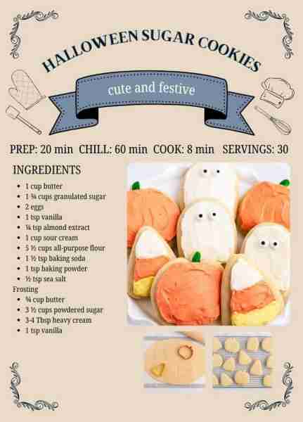Soft Halloween sugar cookies topped with a rich buttercream frosting are the perfect weekend baking...