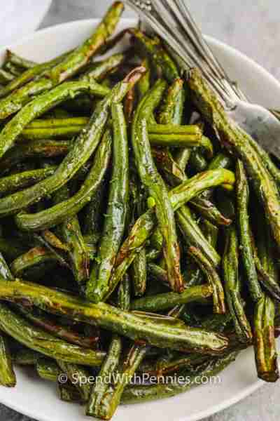 Comment RECIPE to get the recipe! Air fryer green beans are the perfect simple side. All you need is...