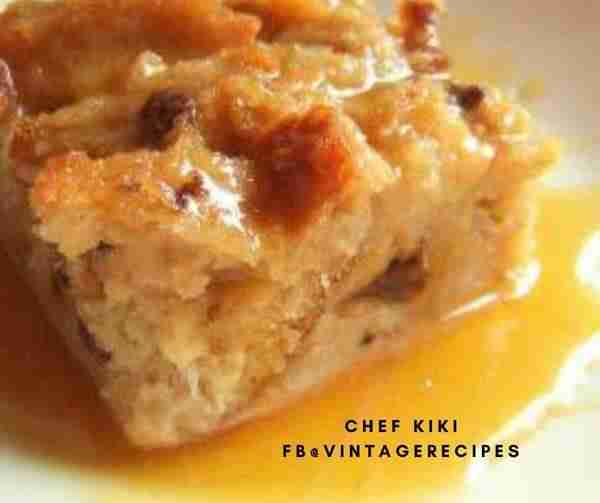 Bread Pudding with Bourbon Sauce 2 cups milk 2 cups heavy cream ½ cup butter 1 cup white sugar 4 lar...