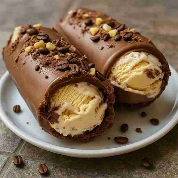 Ice Cream Chocolate Log Deesviral presents a dessert that transforms a few simple ingredients into a...