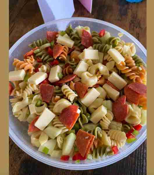 Feeling like summer where I live so its a summer food kinda day. Tri color pasta salad 1 box tri col...