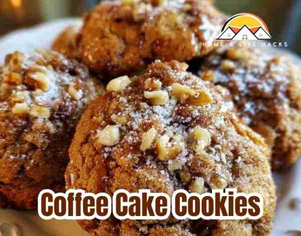 Coffee Cake Cookies Ingredients For the Cookies - 1 cup unsalted butter, softened - 1 cup granulated...
