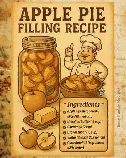Every fall, Mama would fill jars with this golden apple pie filling — rich with cinnamon and love....