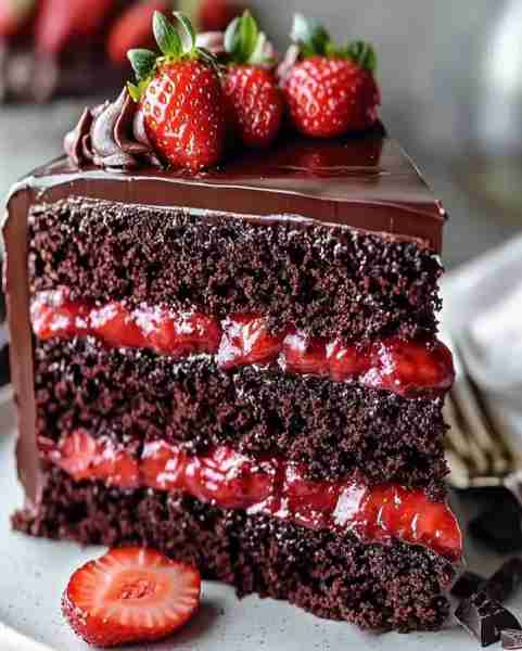 Chocolate Strawberry Cake Recipe Ingredients For the Chocolate Cake: 2 cups all-purpose flour 2 cups...