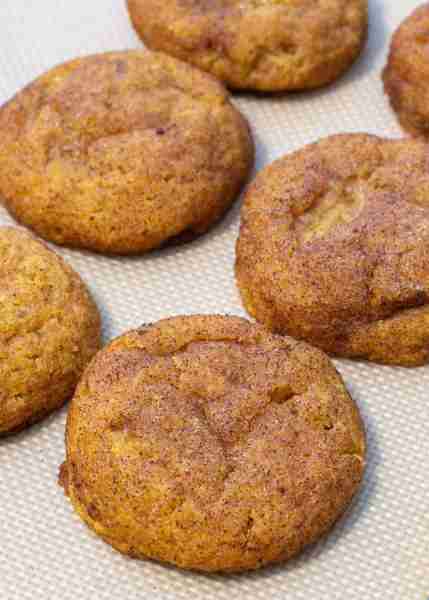These soft, chewy Pumpkin Snickerdoodles are loaded with pumpkin and cinnamon flavor. They're 2 net...