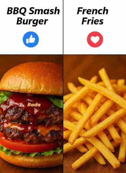 🍔🔥 BBQ Smash Burger A BBQ smash burger is a juicy, crispy-edged beef patty seared on a hot grill a...