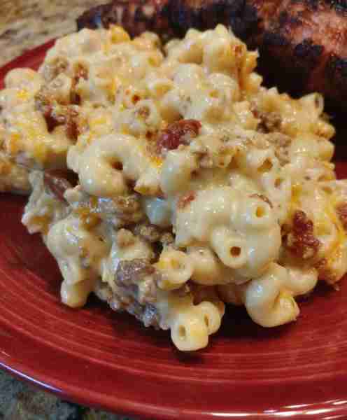 Keto Cheeseburger "Mac" & Cheese Ingredients For the “mac” base: 1 (12 oz) bag of low-carb pasta (li...
