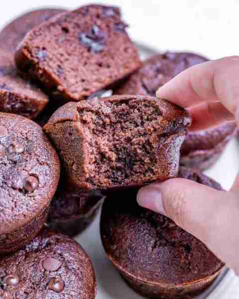 Our Chocolatey Brownie Muffins are great for snacks, or a quick breakfast on the go! ❤️