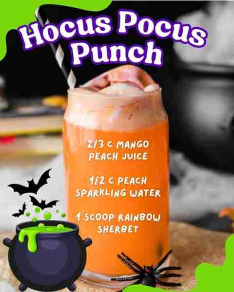 HOCUS POCUS PUNCH! https://crayonsandcravings.com/hocus-pocus-punch/