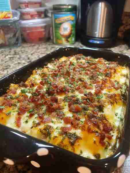 Loaded Keto Cauliflower Casserole Ingredients 1 large head of cauliflower (cut into florets, about 4...