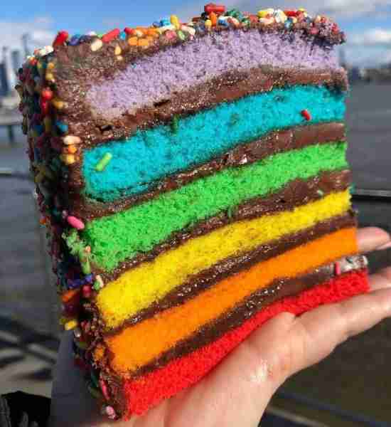 Rainbow Cake😍🤤