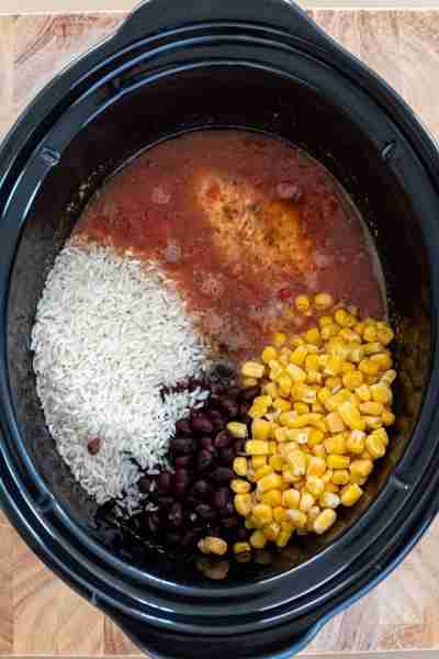 Slow Cooker Chicken Burrito Bowl Ingredients 1 lb chicken breasts, skinless and boneless 1- 14.5 oz...