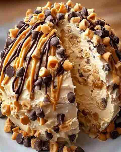 Creamy Reese’s Cheese Ball Ingredients 8 oz cream cheese, softened 1/2 cup unsalted butter, softened...