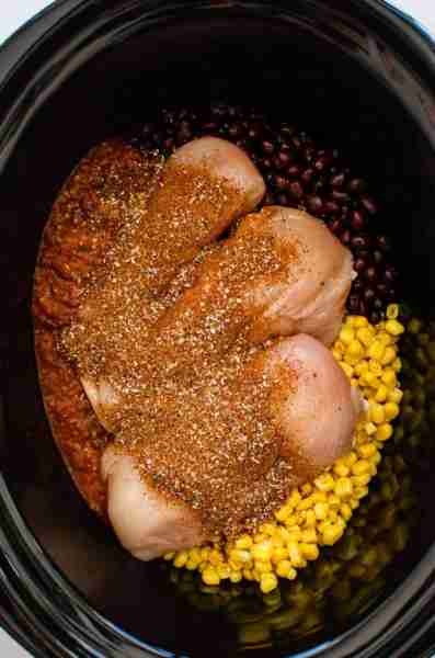 Crockpot Mexican Chicken Bowls Ingredients ▢16 ounces of your favorite salsa (1 1/2 – 2 cups) ▢1 (1-...