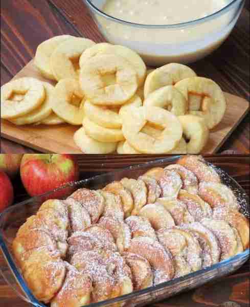 I could eat it almost every day, apple yogurt donuts in 10 minutes
