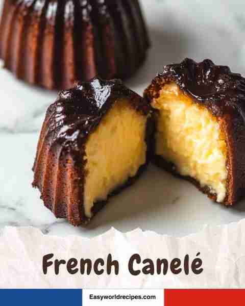 Classic French Canelé recipe below! 👇👇