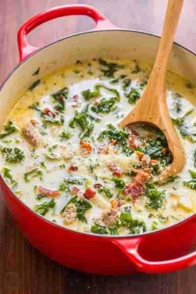 🥣 Zuppa Toscana (Quick Version) Ingredients: 1 lb Italian sausage 4 slices bacon, chopped 1 onion,...