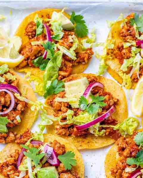 Rachel’s Quick N’ Crispy Ground Turkey Tostadas - Make everyone in the family happy with this super...