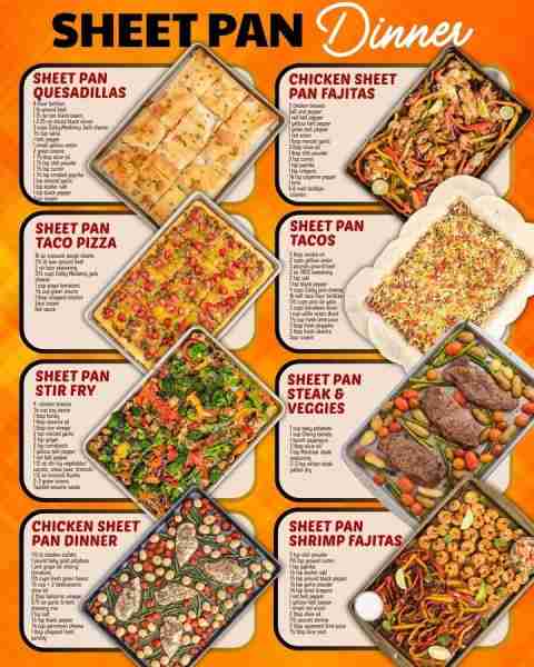 EASY SHEET PAN DINNER RECIPE! Recipe Links ⬇️⬇️ SHEET PAN QUESADILLAS: 8 flour tortillas 1 lb ground...