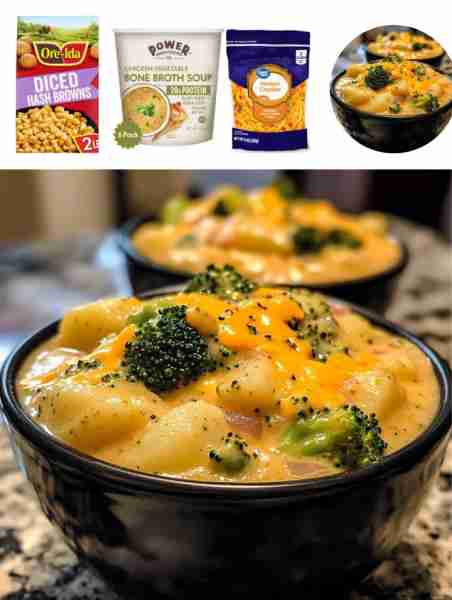 Crock Pot Potato Broccoli Cheddar Soup Ingredients: - 4 cups diced potatoes - 2 cups chopped broccol...