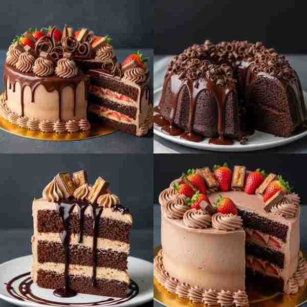 Decadent chocolate cakes 😍🥰
