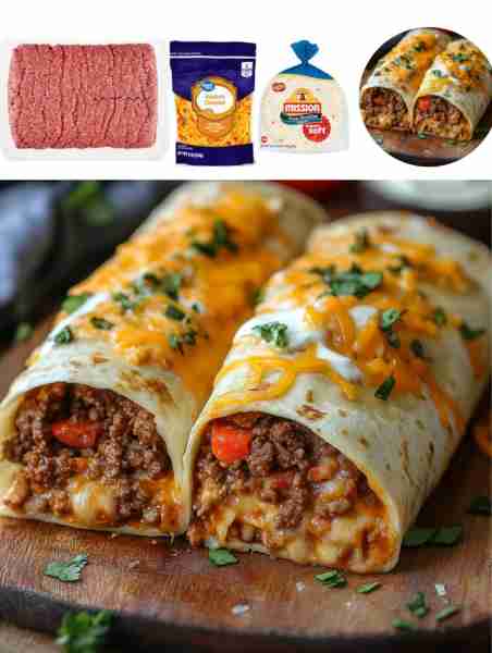 🌯 Creamy Burritos Recipe 🕒 Prep Time: 15 min 🧑‍🍳 Cook Time: 25 min 🍽️ Serves: 4 🧀 Ingredients:...