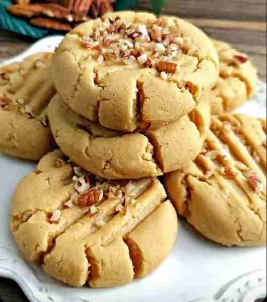Butter Pecan Cookies Ingredients: 1 cup unsalted butter, softened 1 cup granulated sugar ½ cup pac...