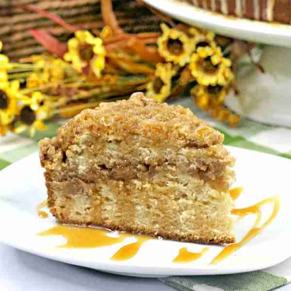 SALTED CARAMEL APPLE CRUMB CAKE 🍎 Crumb Topping/Filling: ▢ 1 ½ cups all-purpose flour ▢ ½ cup brown...