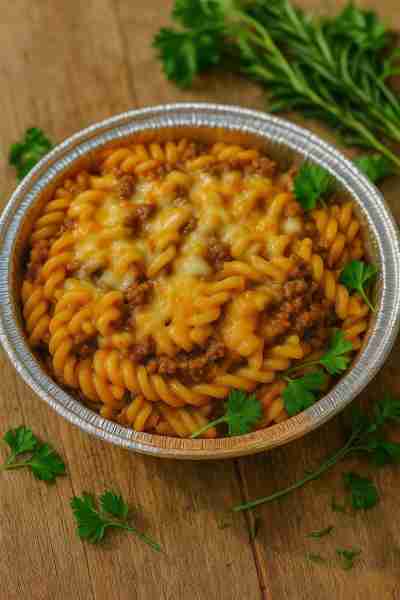 Cheesy Sloppy Cheeseburger Pasta Bring cheeseburger night to your pasta bowl with this recipe from d...