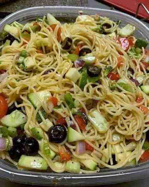 Vegan CALIFORNIA SPAGHETTI SALAD