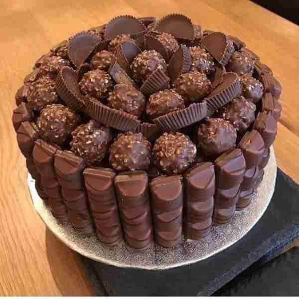 That looks like an incredible, multi-layered dessert! Based on the image, it appears to be a chocola...