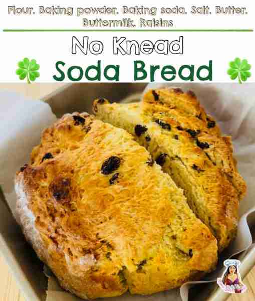 So Easy Soda Bread! Irish soda bread is easy to make with flour, baking soda, and buttermilk. This i...