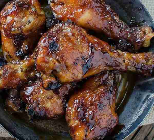 Sticky Sweet Bacon Glazed Chicken! Hands down the Best Chicken! 🍗🍗 Yummy! RECIPE BELOW!