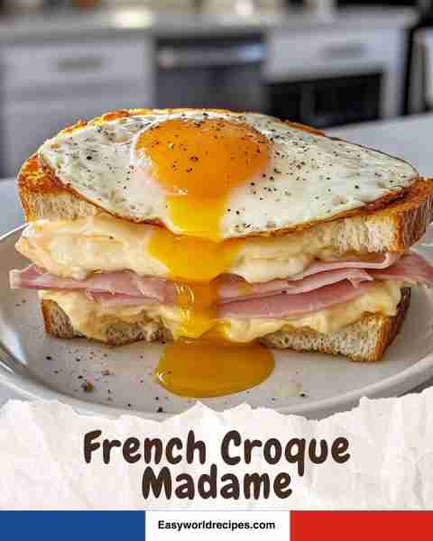 Make this iconic French Croque Madame today! Full recipe below 👇