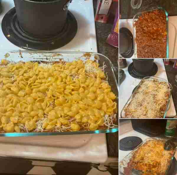 Maybe everyone knows about this dinner but my mom always made it and now I make it for me and my boy...