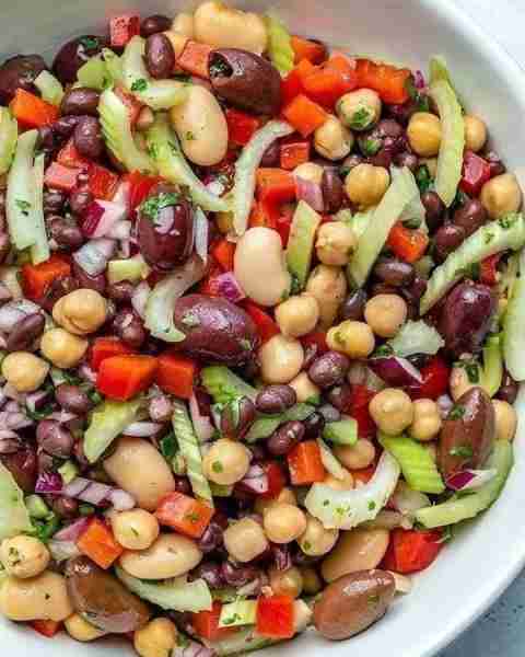 CFC Marinated 3 Bean Salad completely ADDICTIVE with all its tangy flavors and textures! Our CFC Ma...