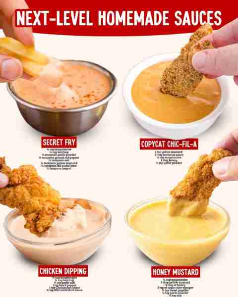 These homemade sauces blow store-bought out of the water—try one and thank us later. 1️⃣ SECRET INGR...