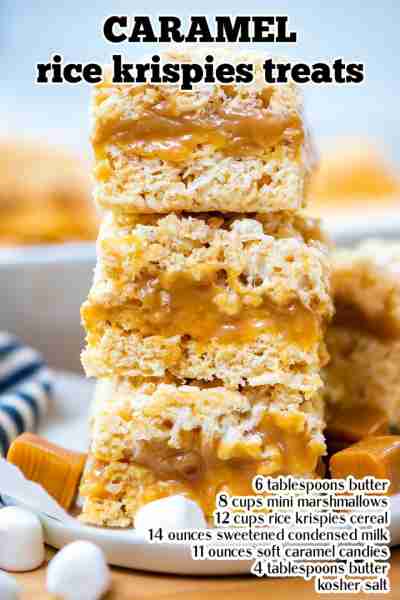 Recipe: https://www.bunsinmyoven.com/caramel-rice-krispies-treats/ These easy no bake Caramel Rice K...