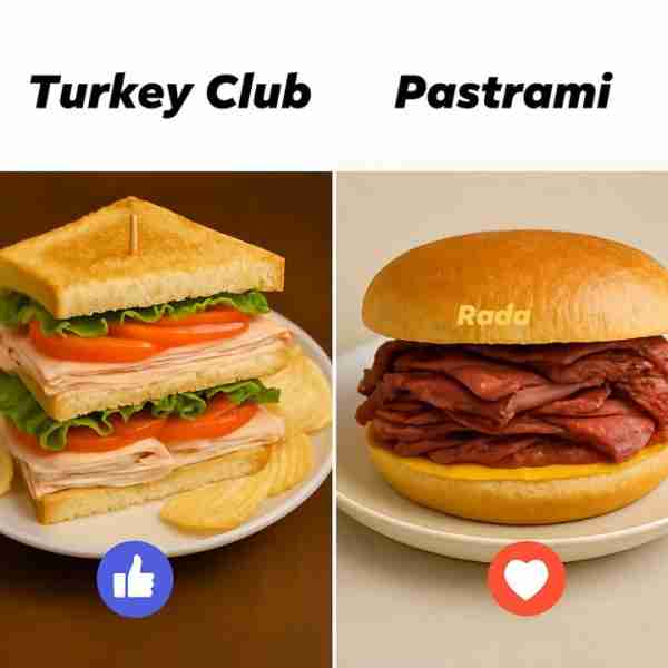 🦃🥪 Turkey Club A turkey club is a layered sandwich made with sliced turkey, crispy bacon, lettuce,...