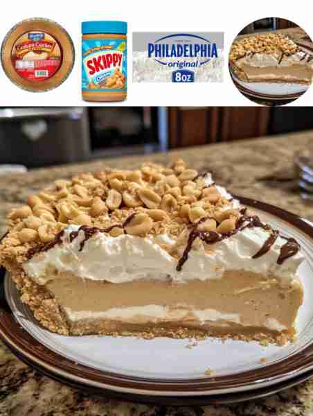 Amish Peanut Butter Cream Pie Ingredients: - 1 pre-baked pie crust - 1 cup creamy peanut butter - 8...