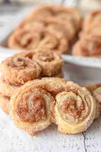 🤤 Cinnamon Sugar Palmiers 😍 Get RECIPE in first comment below 👇