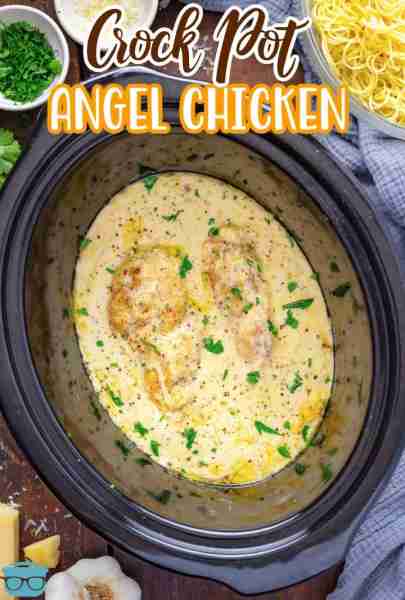 CROCK POT ANGEL CHICKEN Crock Pot Angel Chicken is a simple dinner made with tender chicken breast i...