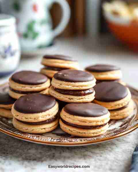 🇮🇹🍫 Biscotti al Cioccolato (Chocolate Sandwich Cookies) You Will Need: 200 g (1½ cups) flour 100 g...