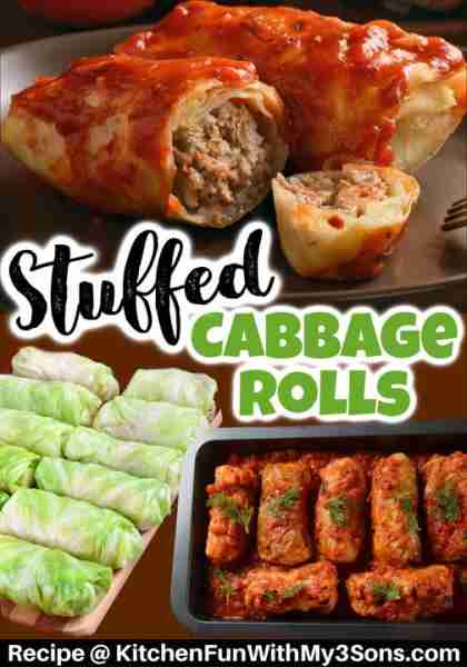 Full Recipe 👇 GRANDMA'S STUFFED CABBAGE ROLLS - Fantastic! The meat and rice cooks to perfection in...