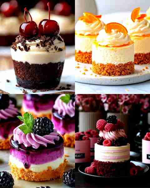 🍋 🍓🍒🫐Mini Lemon Cakes – Small cakes, big love! These little cakes shine like sunshine on your pl...