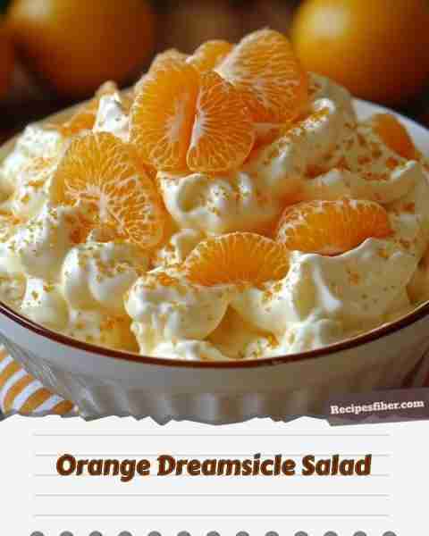 🍊 Orange Dreamsicle Salad 🍊 A refreshing and tangy side dish for any summer gathering! 📋 Ingred...