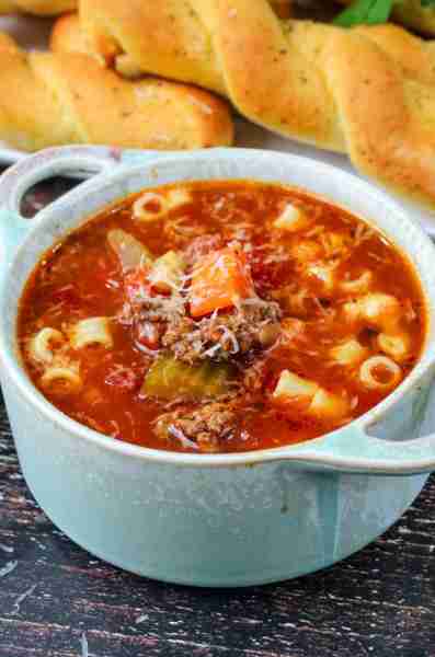 This is one of my favorites from my sweet mom. If you're down or not feeling well, Nana's pasta fagi...